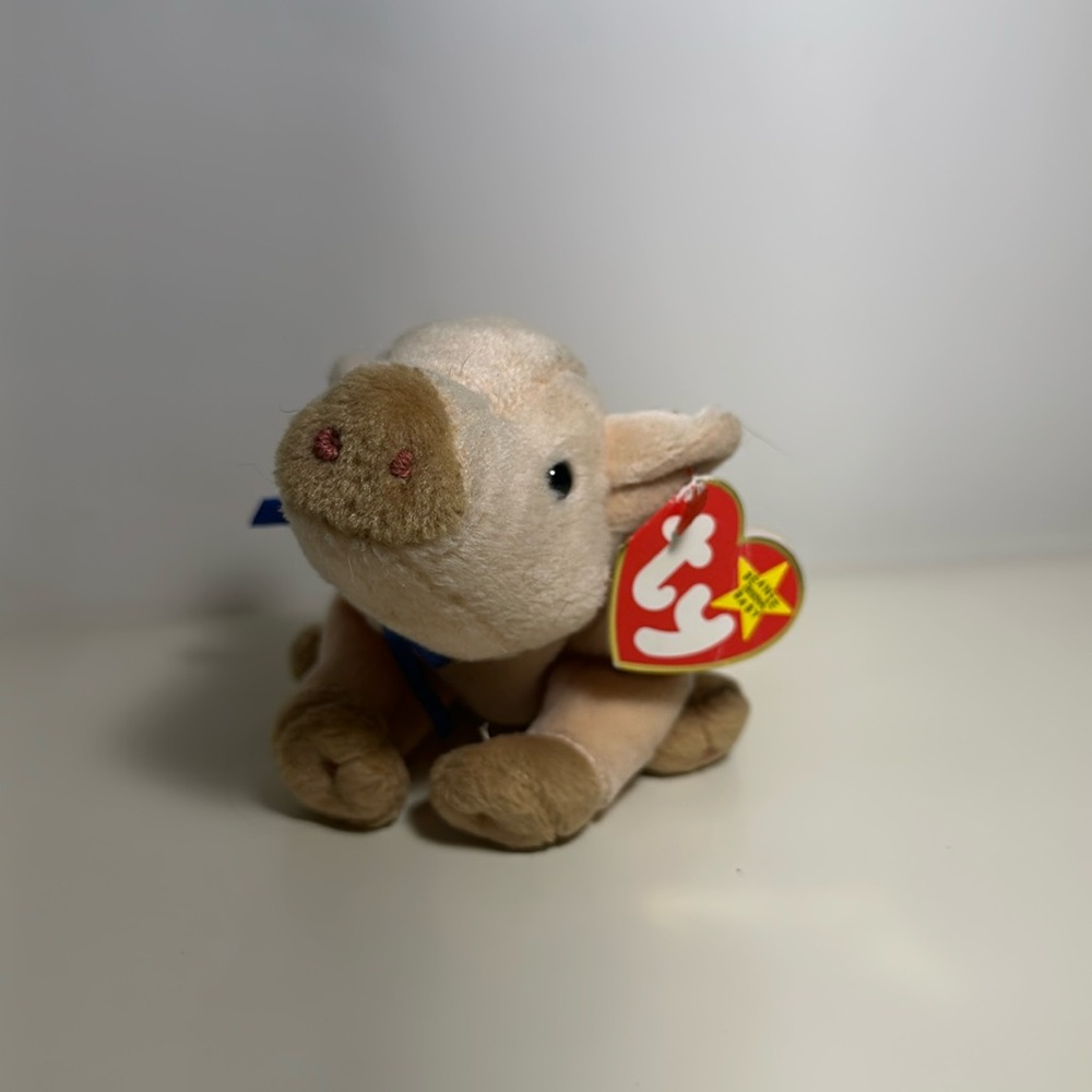 Knuckles the pig Ty beanie baby